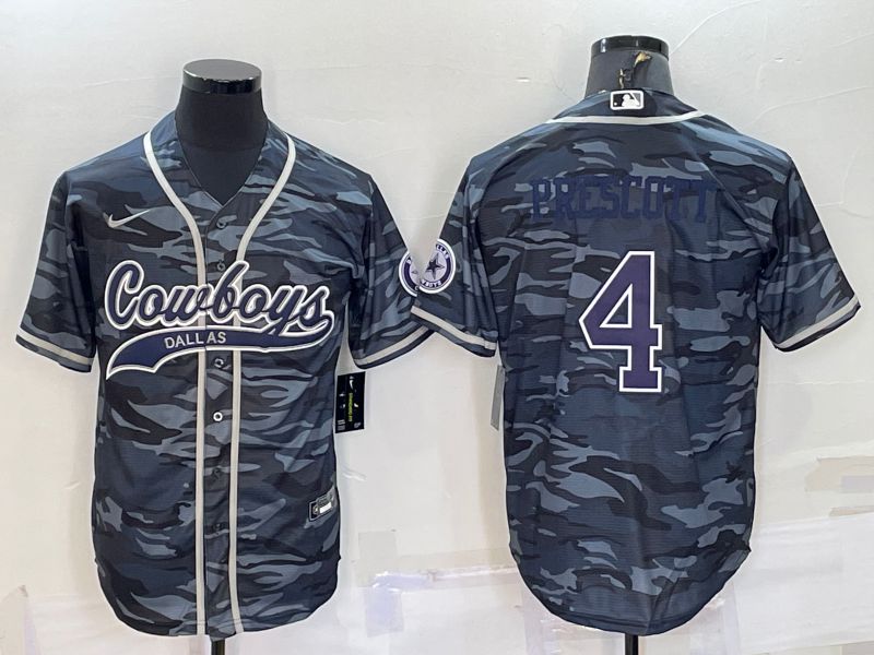 Men Dallas Cowboys #4 Prescott Camo 2022 Nike Co branded NFL Jersey->dallas cowboys->NFL Jersey